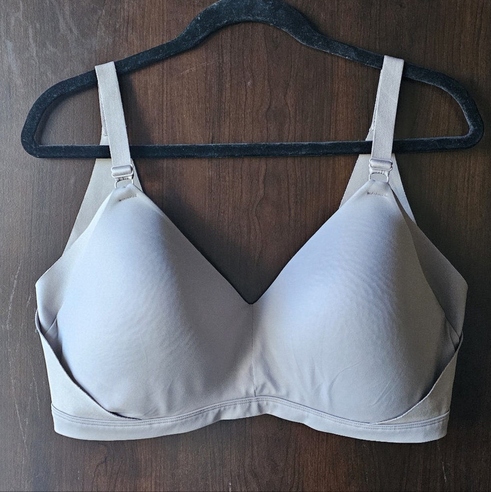 Elegant Cream Wireless Bra
